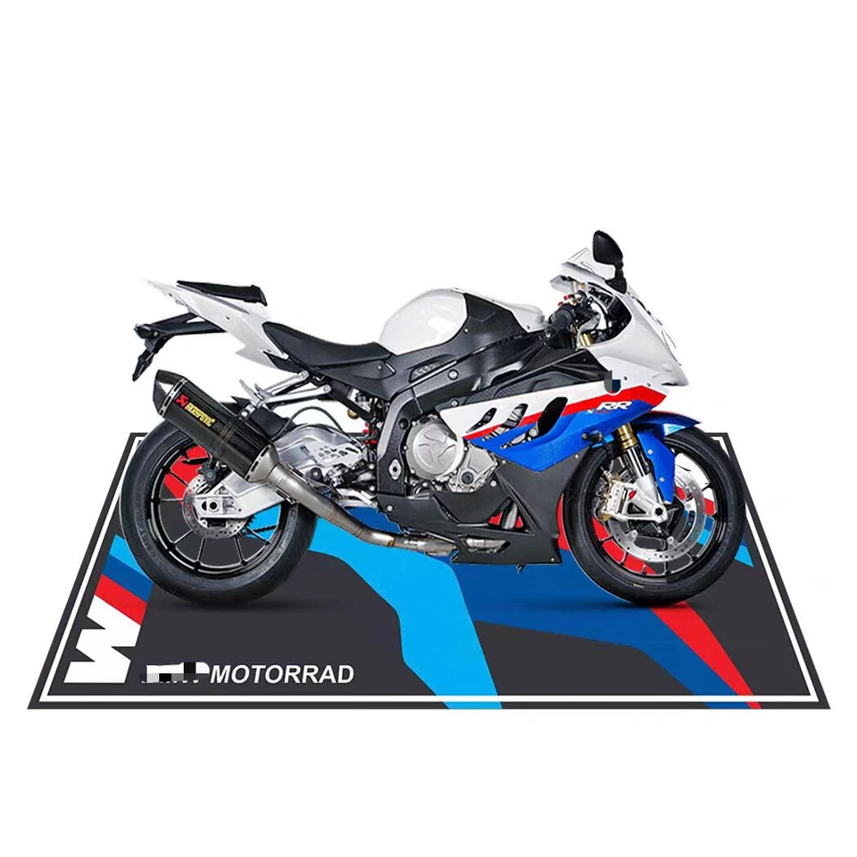 Alfombra de garaje apta para BMW S1000RR S1000R S1000XR M1000RR M1000R alfombra serie M Foto 2 de 4