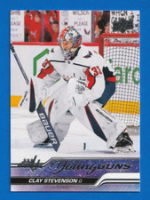 2023-24 Upper Deck Series 2 CLAY STEVENSON YOUNG GUNS ROOKIE #457 WASHINGTON