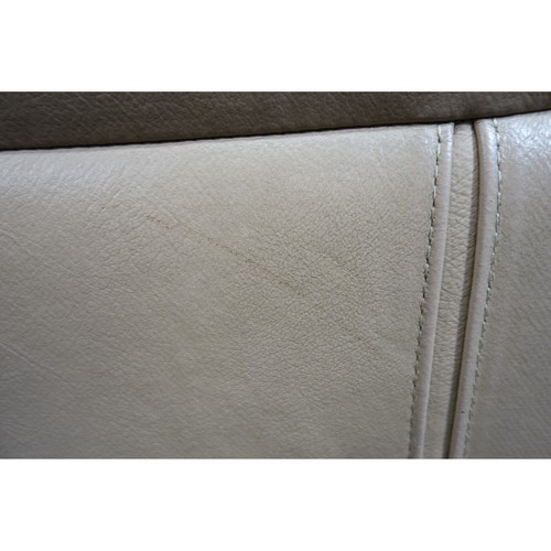 97-03 BMW E39 5-Series Sedan Rear Seat Bottom Bench Cushion Beige Leather OEM - Picture 7 of 10
