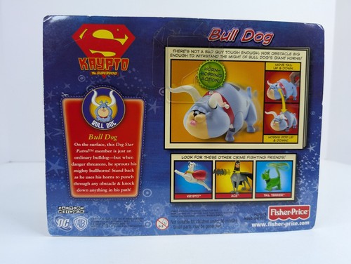 2005 Fisher Price Krypto the Superdog BULL DOG Action Figure Cartoon Network - 第 3/6 張圖片