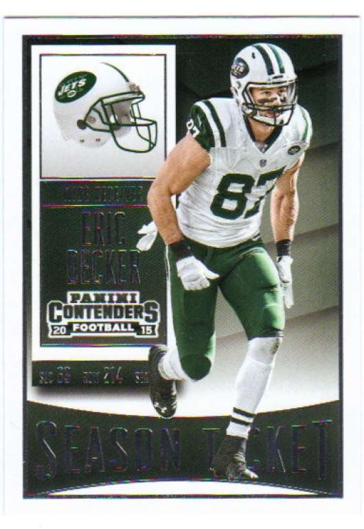 2015 Panini Contenders Football Season Ticket #85 Eric Decker NY Jets 