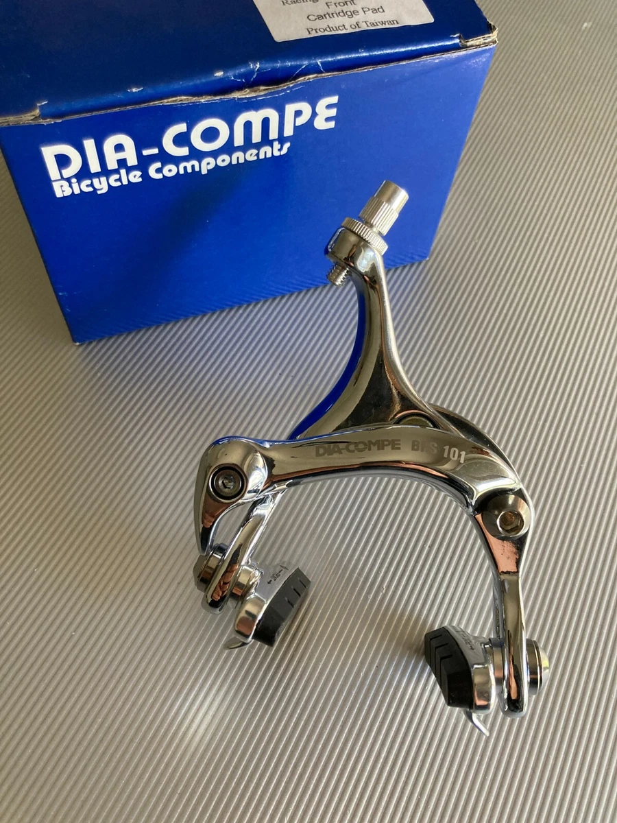 Pinza de freno delantero cromado brillante DIA-COMPE BRS101. Serie especial
