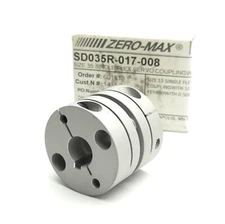 Zero-Max SD035R-017-008 ServoClass Coupling 10mm x 1/2in Bore, 34mm Length