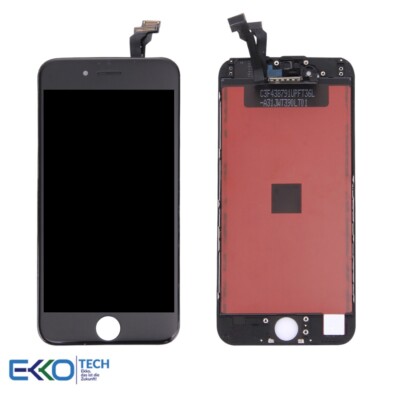   Display für iPhone 6 LCD mit RETINA Glas Front Scheibe Bildschirm Schwarz  