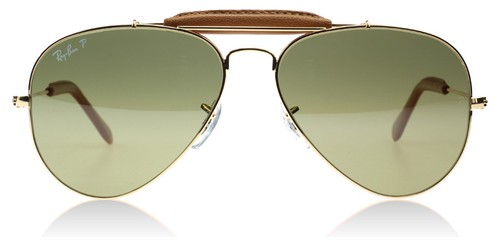 Occhiali da Sole Rayban RB3422Q AVIATOR Craft ¡ Pelle Vera, Scegli il  Colore! | eBay