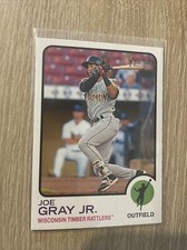 2022 Topps Heritage Minors Base #28 Joe Gray Jr Wisconsin Timber Rattlers