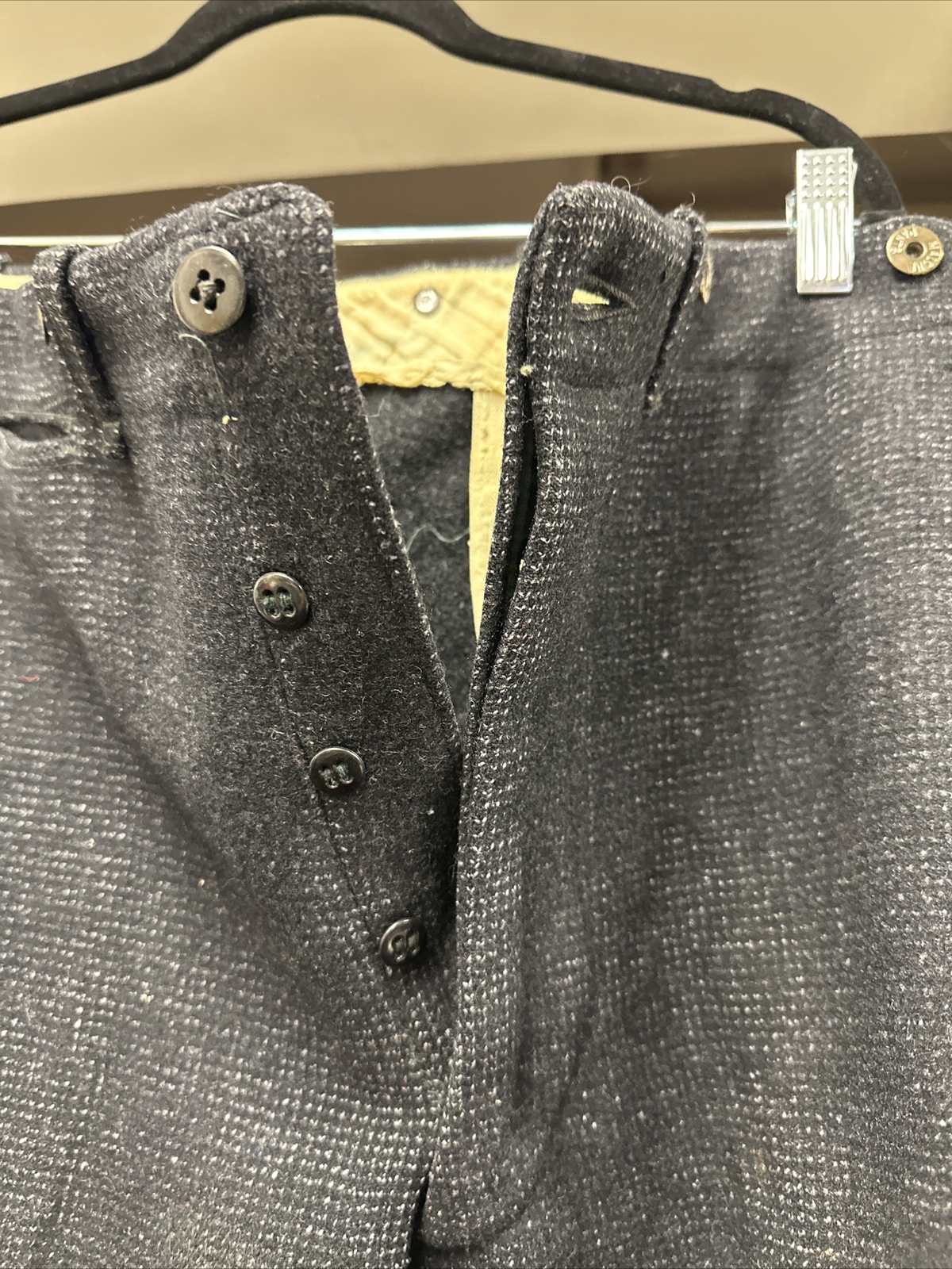 Heavy Wool Gray Malone Plaid Maine Guide Hunting Pants 36 x 30 eBay