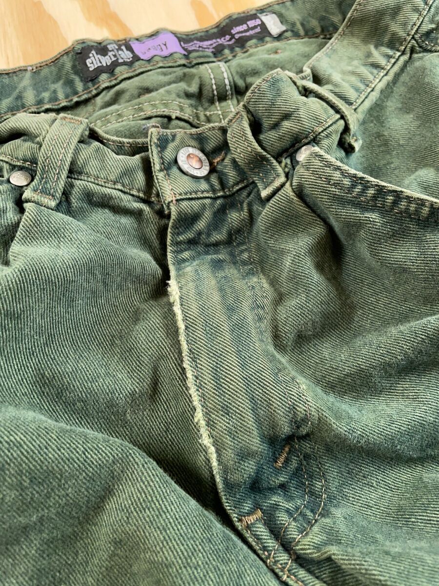 VTG Levi's Silvertab Baggy Fit Jeans Men's 30 (32 Tag) Green VTG Levi's Silvertab Baggy Fit Jeans Men's 30 (32 Tag) Green