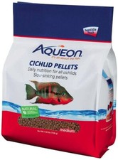 Aquarium, Aqueon Medium Cichlid Food Pellets 25 oz 