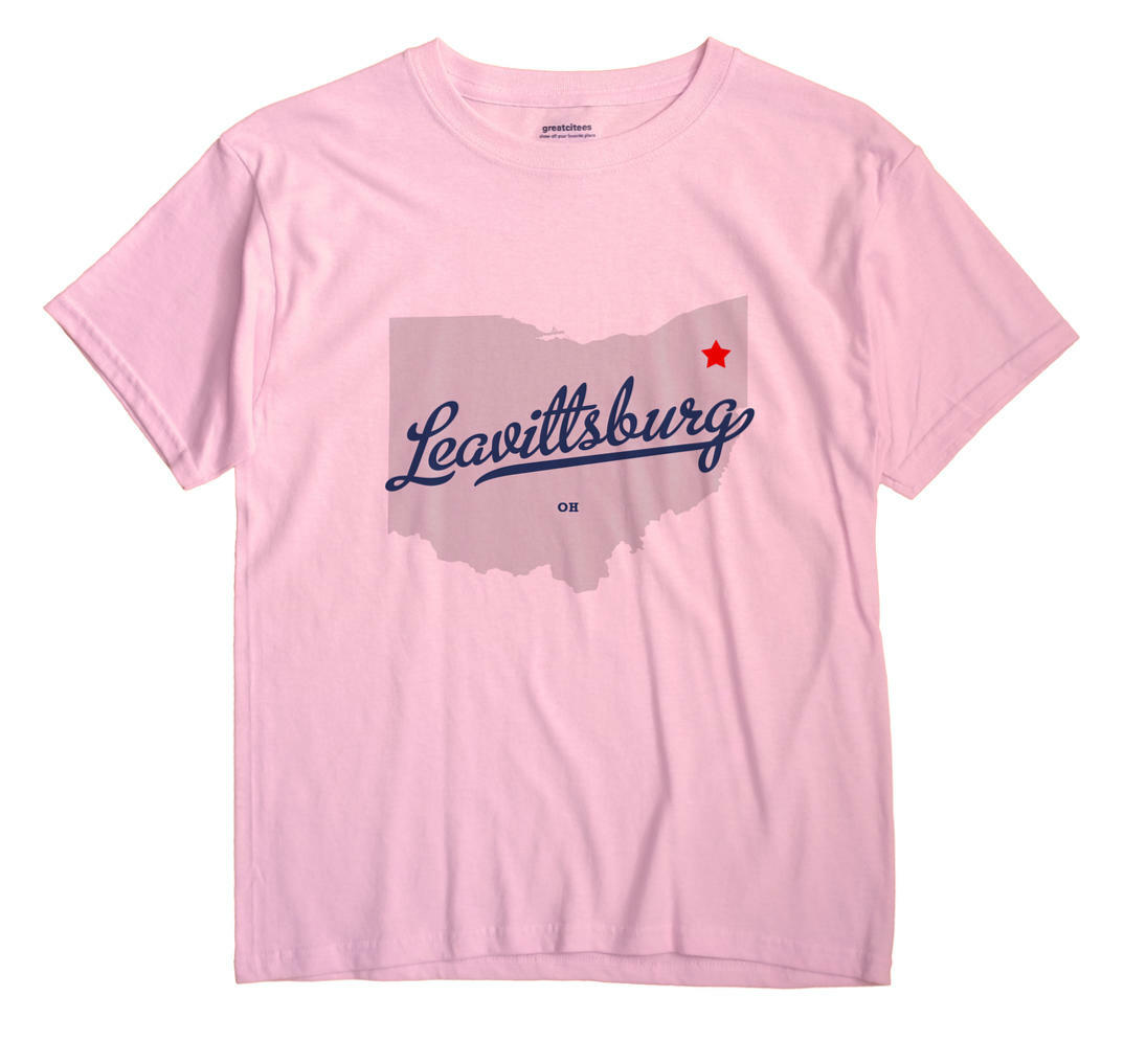 Leavittsburg Ohio OH TShirt MAP eBay