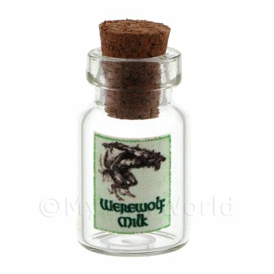 Puppenhaus Miniatur Werwolf Milchzauber Vorratsdose 