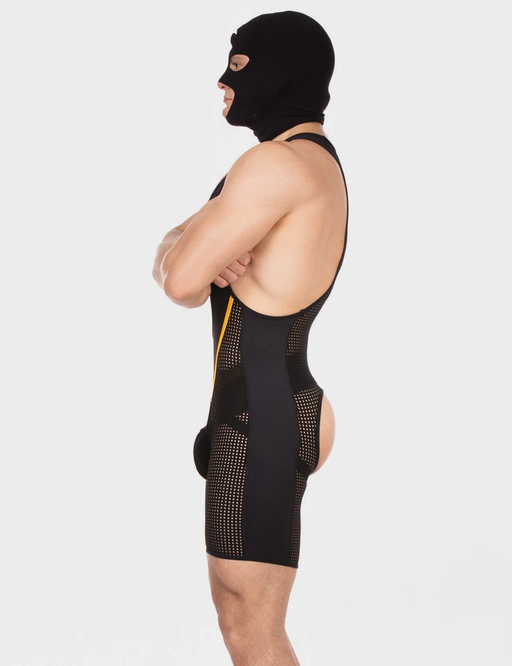 barcode Berlin - Face Maske TASE schwarz unisex 92478/100 gay sexy BRANDNEU - Bild 2 von 4