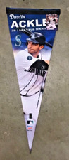 2012 Dustin Ackley Seattle Mariners WinCraft player felt pennant #/1000