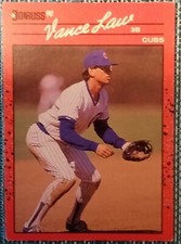 1990 Donruss #629 Vance Law - Chicago Cubs