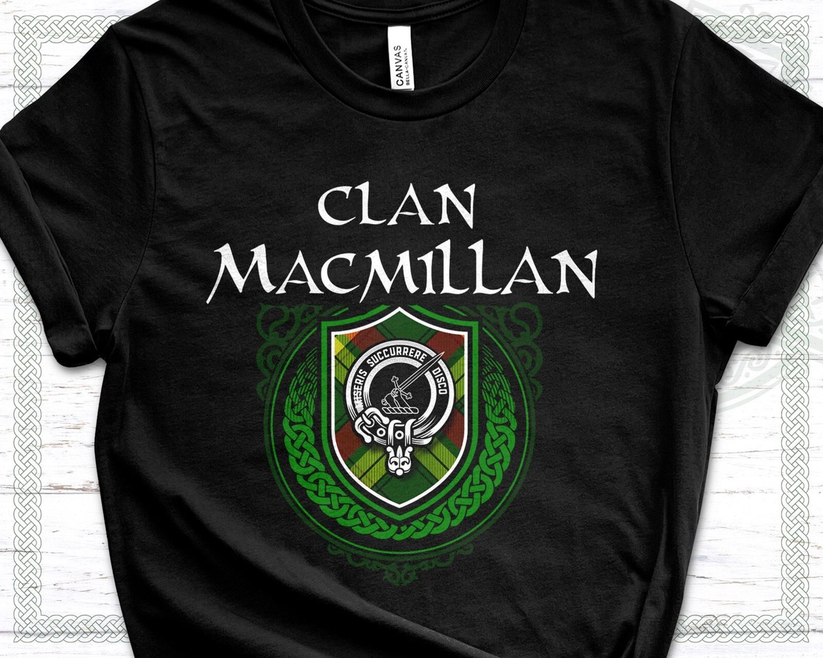 Scottish Clan MacMillan Surname Scotland Tartan and Clan Badge