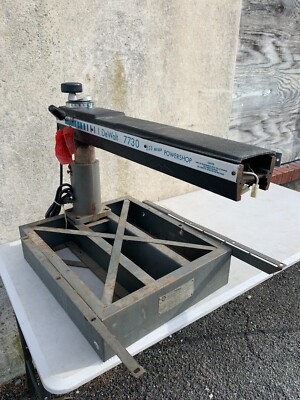 Dewalt 7730 Vintage Radial Arm Saw Power shop Parts Base Stand & Arm