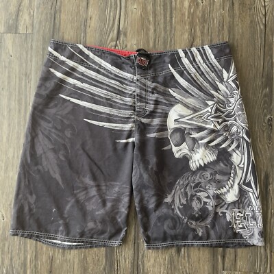 MMA Elite Fight Skull Wings AOP Wrestling Board Training Shorts