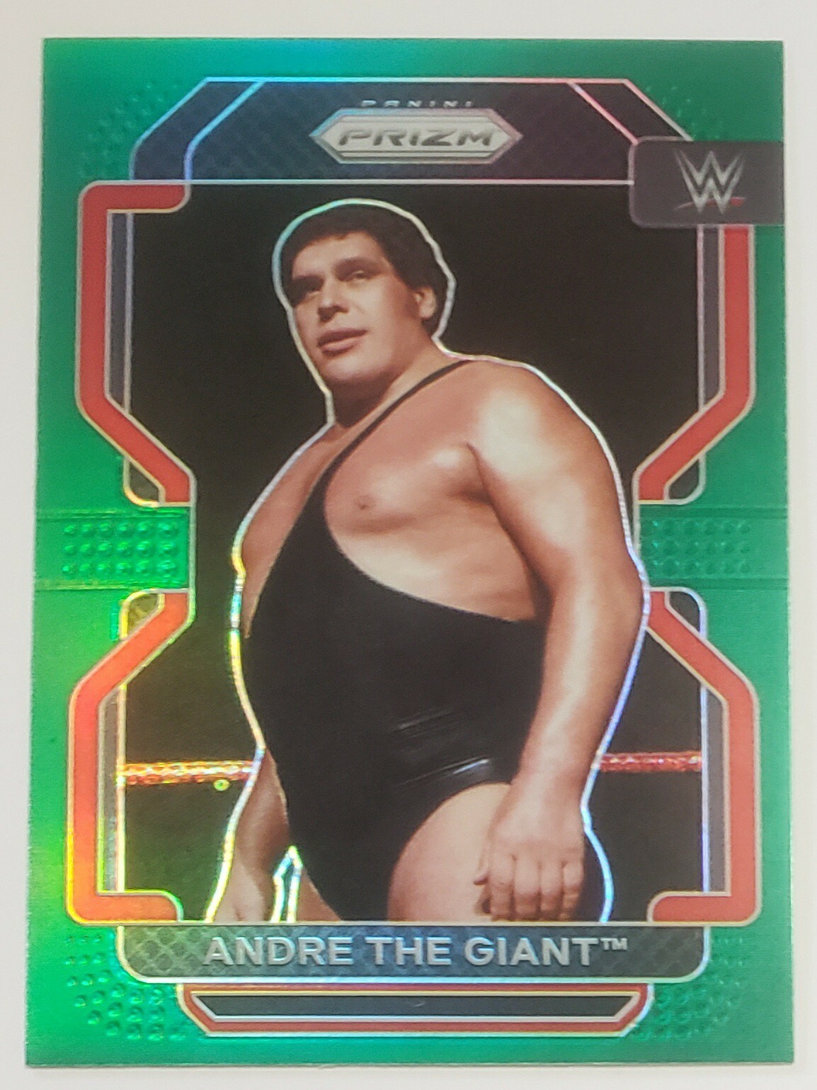 Andre the Giant 2022 Prizm WWE Debut Edition Green Parallel #200 GREAT CONDITION