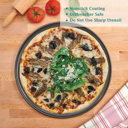 16 inch Non-Stick Pizza Pan, Large, Gray - Picture 3 of 6