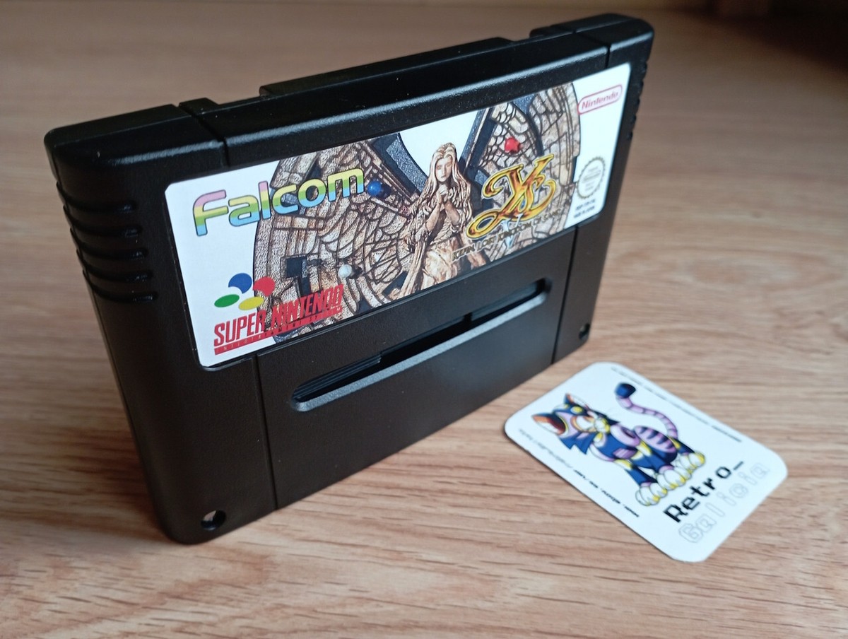 Ys V Kefin Kingdom of Sand SNES PAL texts in ENGLISH | eBay