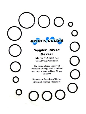 DYE DM8 Paintball Marker O-ring Oring Kit X 4 Rebuilds / Kits - Foto 10