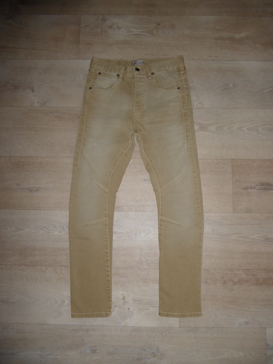 JACK JONES LUKE ECHO Stretch Jeans ANTI FIT Khaki W28 L30 **w