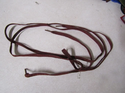 GENUINE US MILITARY WW2 ERA SHOE BOOT LACES ONE PAIR 40 INCH NEW OLD STOCK