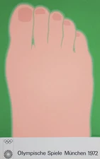 Original Large Tom Wesselman 1972 Silkscreen Mid-Century Modern Pop Art Work