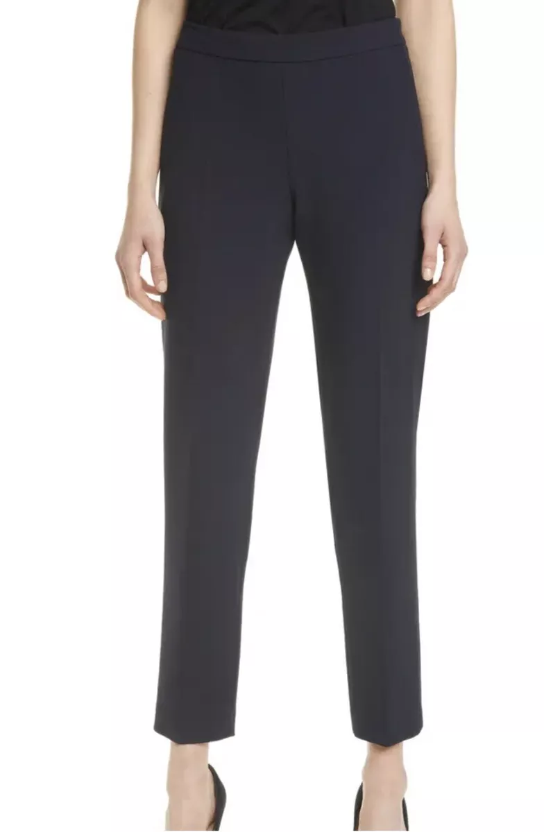 High Rise Side-Zip Slim Trousers Pink Blush | L.O.S Collection