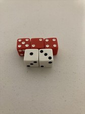 Risk 1999 Replacement Set Dice 3 Red 2 White Game