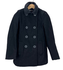 Schott Black Wool Peacoat Usn Women’s Xs