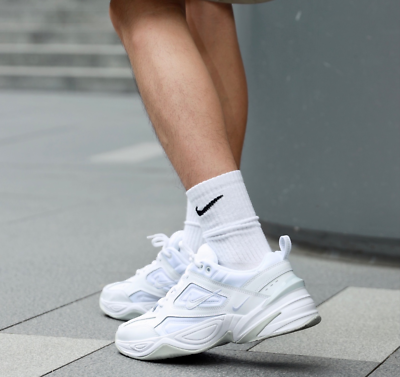 nike m2k tekno silver white