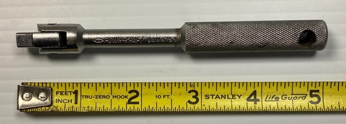 Vintage POWR-KRAFT 84W4753- Flex Head Breaker Bar 5" Long 1/4" Drive USA Tool - Picture 9 of 13