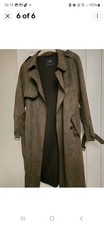 Zara Women's Suede Coat Medium