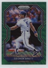 2021 Panini Prizm Tier II Green Wave Prizm George Brett #188 HOF 1fa0