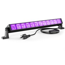 Atfoyer 40W LED Black Light Bar for Glow Party, Blacklight with Plug Switch, Ea