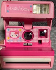 TOMY Hello Kitty 1997 Vintage Polaroid Camera Tested Working from Japan