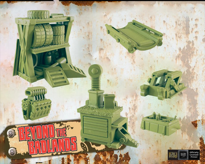 Chop Shop Scatter - Post-Apocalyptic - 28mm or 32mm - EC3D Designs -