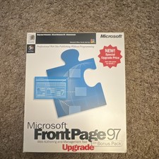 Microsoft FrontPage 97 Upgrade Bonus Pack CD English for Windows 95/NT