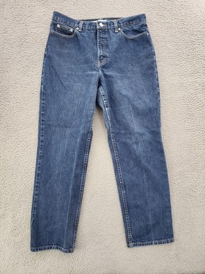 Tommy Hilfiger Jeans Womens 12 Blue Vintage Straight Leg High Rise Denim