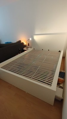 IKEA Malm Bett, 160x200, inkl Lattenroste OHNE Matratze