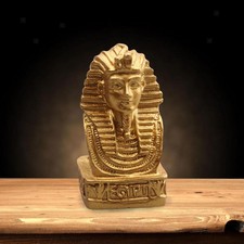 Vintage &auml;gyptische K&ouml;nigin-Statue, Kunstgegenst&auml;nde zum Sammeln, Skulptur aus