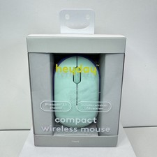 Heyday Compact Wireless Mouse New Bluetooth Enable 33 ft. Range- Spring Teal