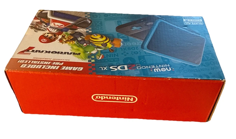 Nintendo 2DS XL Handheld Console with Mario Kart 7 Bundle - Black/Turquoise B12 - Image 4 of 4