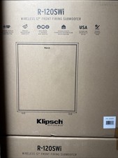 Klipsch R-120SWi 12-Inch Wireless Subwoofer - 200W Power w/Wireless Transmitter