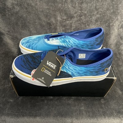 Mens Size 8- Vans X National Geographic - Ocean Waves  display picture 2