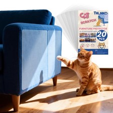 20PCS Cat Scratch Furniture Protector, Couch Protectors Tape from Cats Claws ...