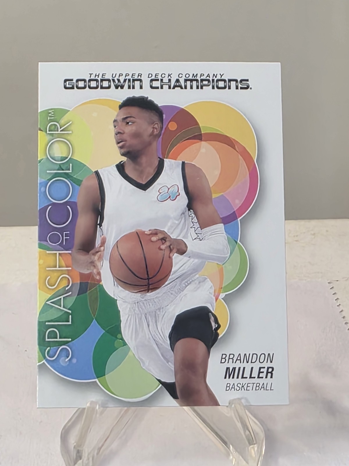 2023 Upper Deck Goodwin Champions Brandon Miller Splash Of Color Card #134