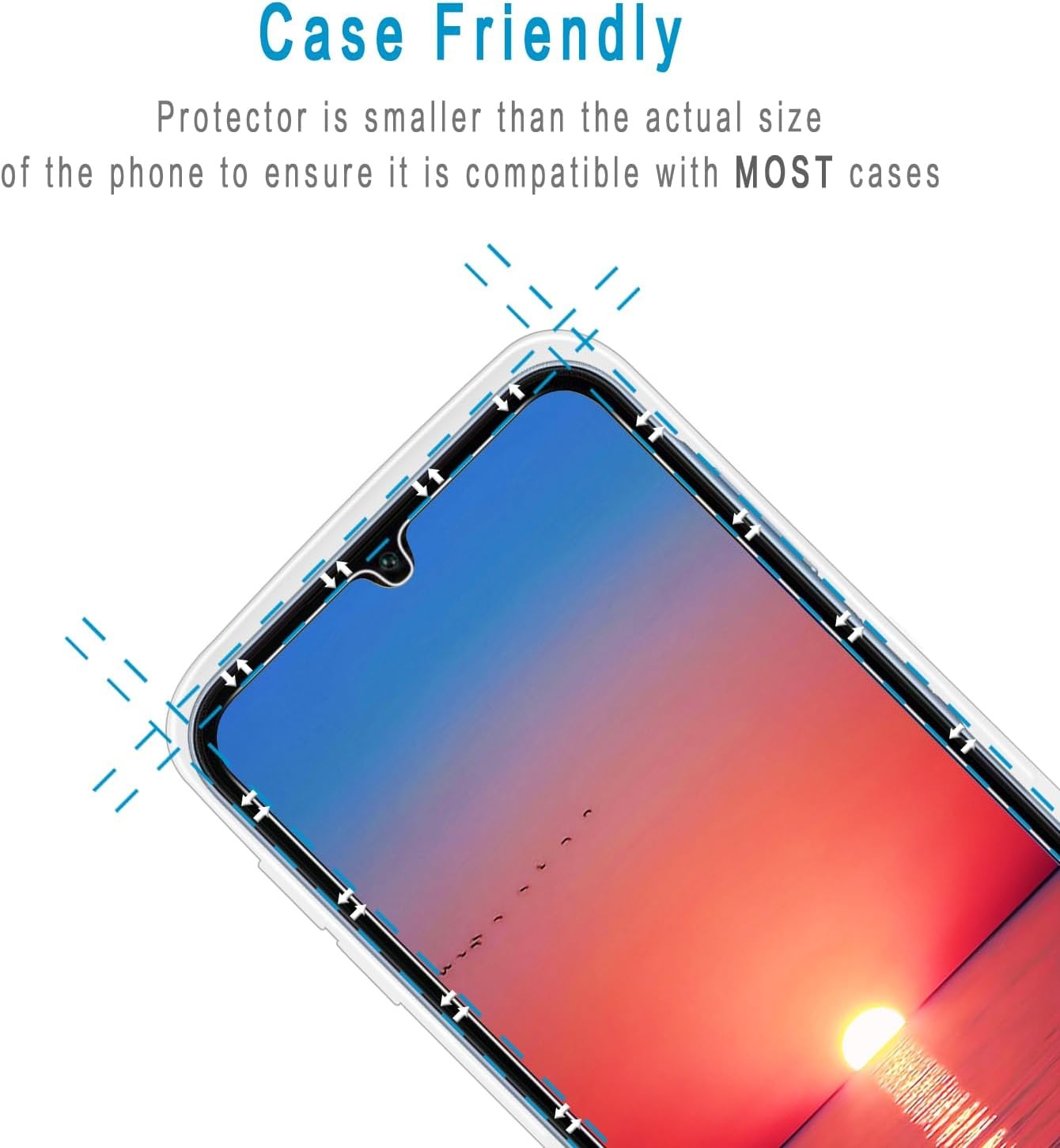 (2 Pack) Privacy Screen Protector Designed for Samsung Galaxy A16 5G Black 