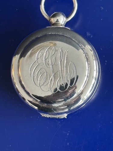 STERLING SILVER, VINTAGE, DISPENSER COIN , HOLDER ,PENDANTIF